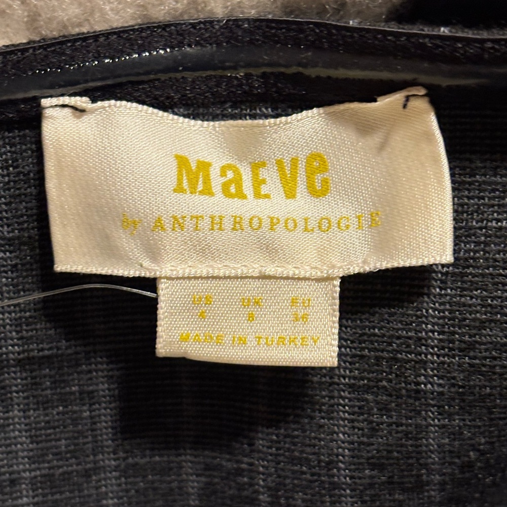 Anthropologie Maeve Dark Navy-Gray Pinstripe Jumpsuit - Picture 12 of 15